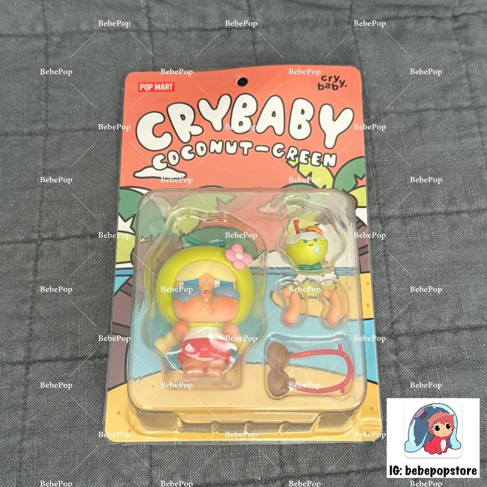 Crybaby Coconut Figure Pop Mart, Green